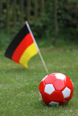 Roter Fußball